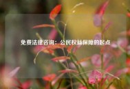 免费法律咨询：公民权益保障的起点